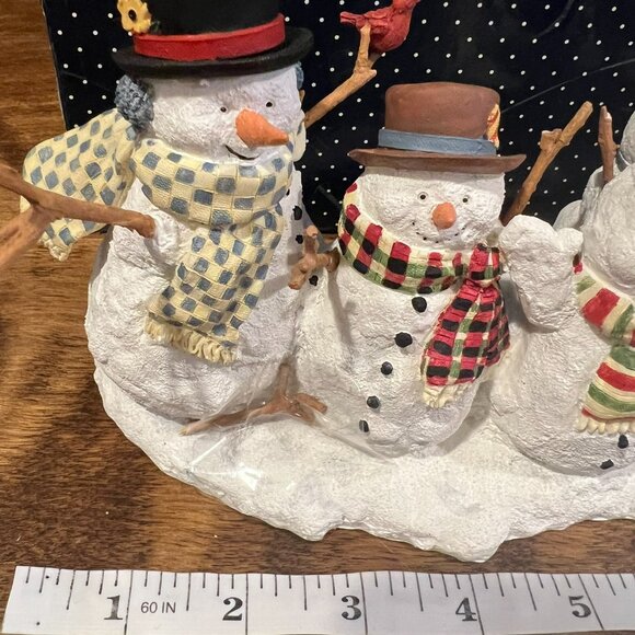 Lang and Wise "Five Festive Snowmen" First Edition 1998 #3 - Picture 5 of 8